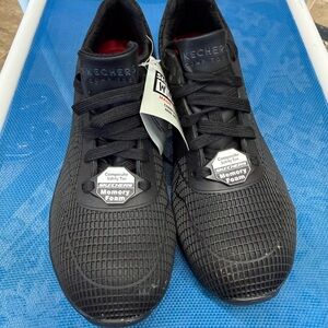Skechers Black Slip Resistant Composite Toe Shoes